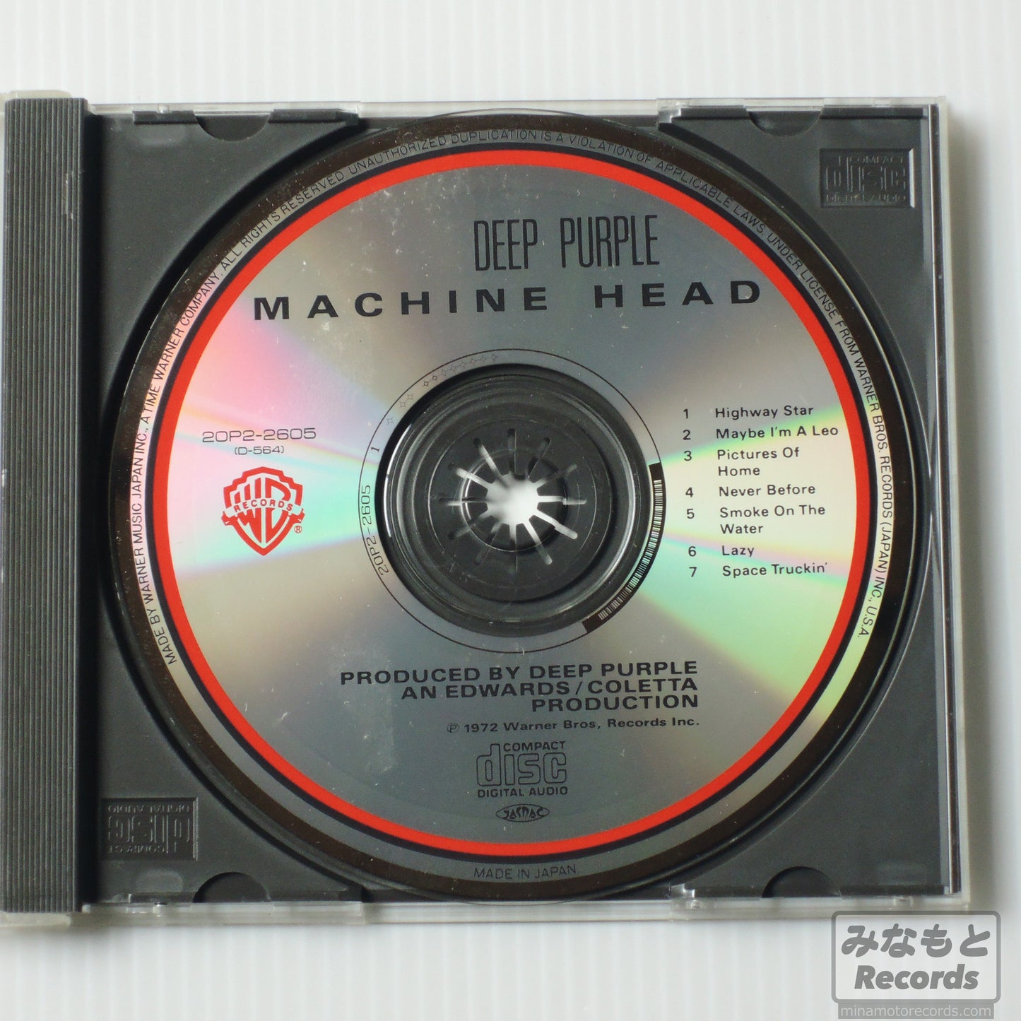 DEEP PURPLE - MACHINE HEAD [CD] (20P2-2605)