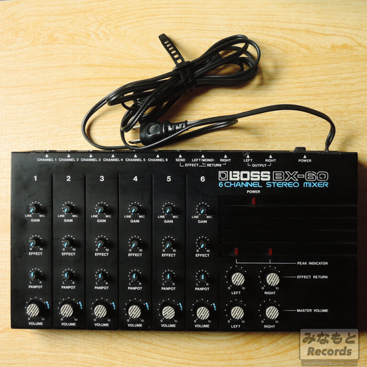 BOSS BX-60 6チャンネルミキサー [DTM・音楽制作機材(Used)]