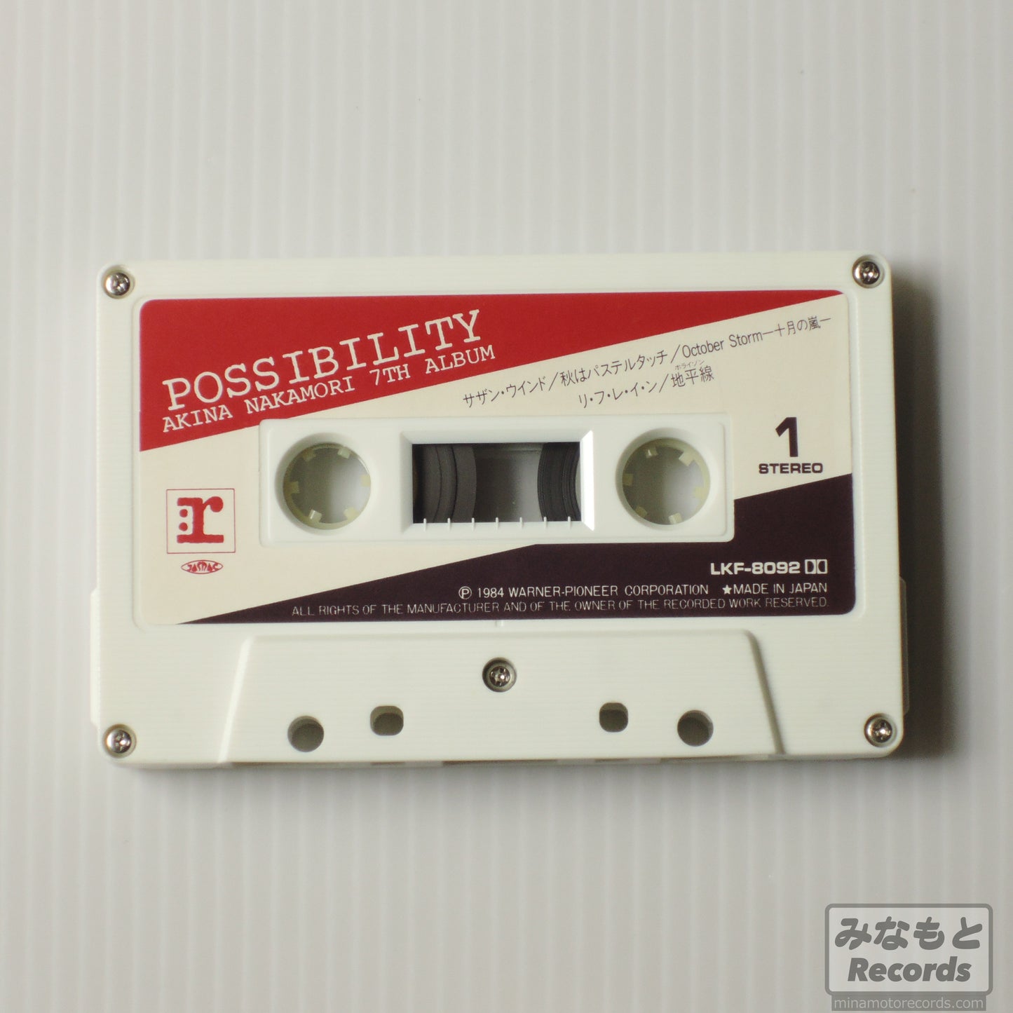 中森明菜 - POSSIBILITY [カセット] (LKF-8092)