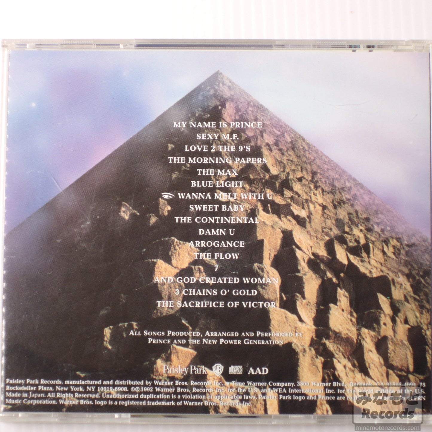 Prince And The New Power Generation - LOVE SYMBOL [CD] (WPCP-4999)