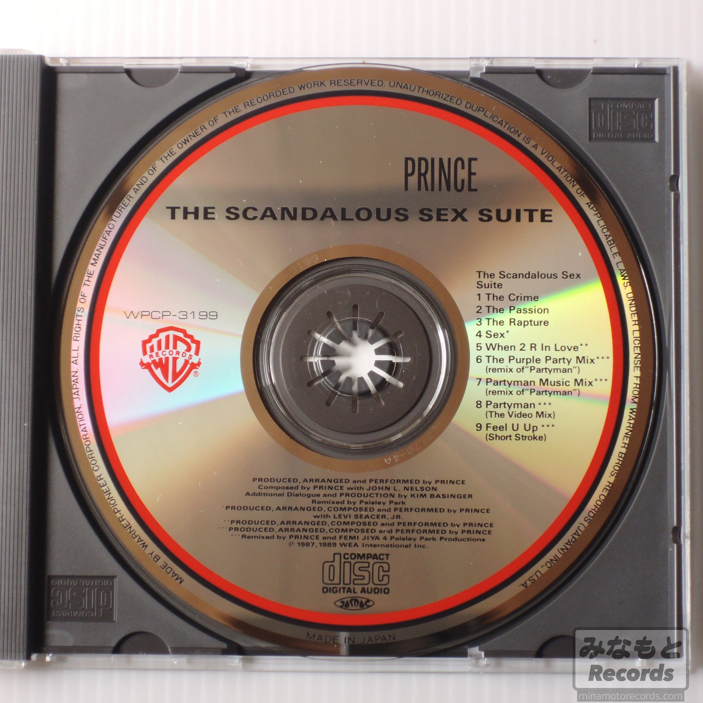 Prince - The Scandalous Sex Suite [CD] (WPCP-3199)